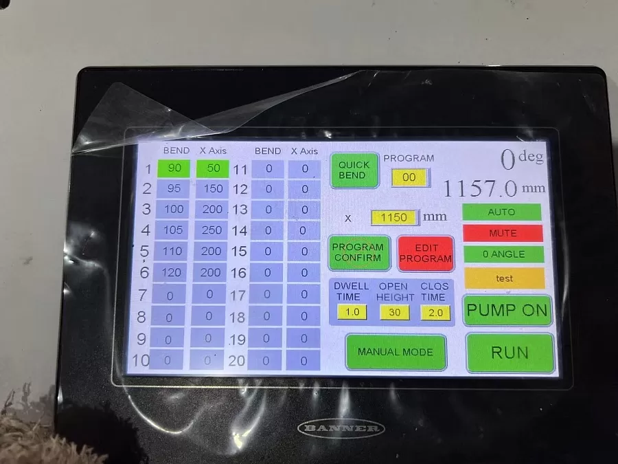 Гидравлический листогиб Stalex PBK-2x4000