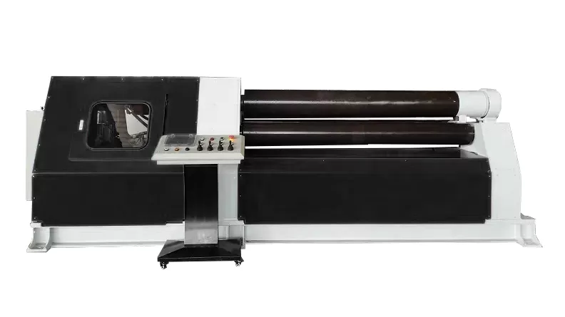 Четырехвалковый гидравлический вальцовочный станок STALEX W12-25x3000